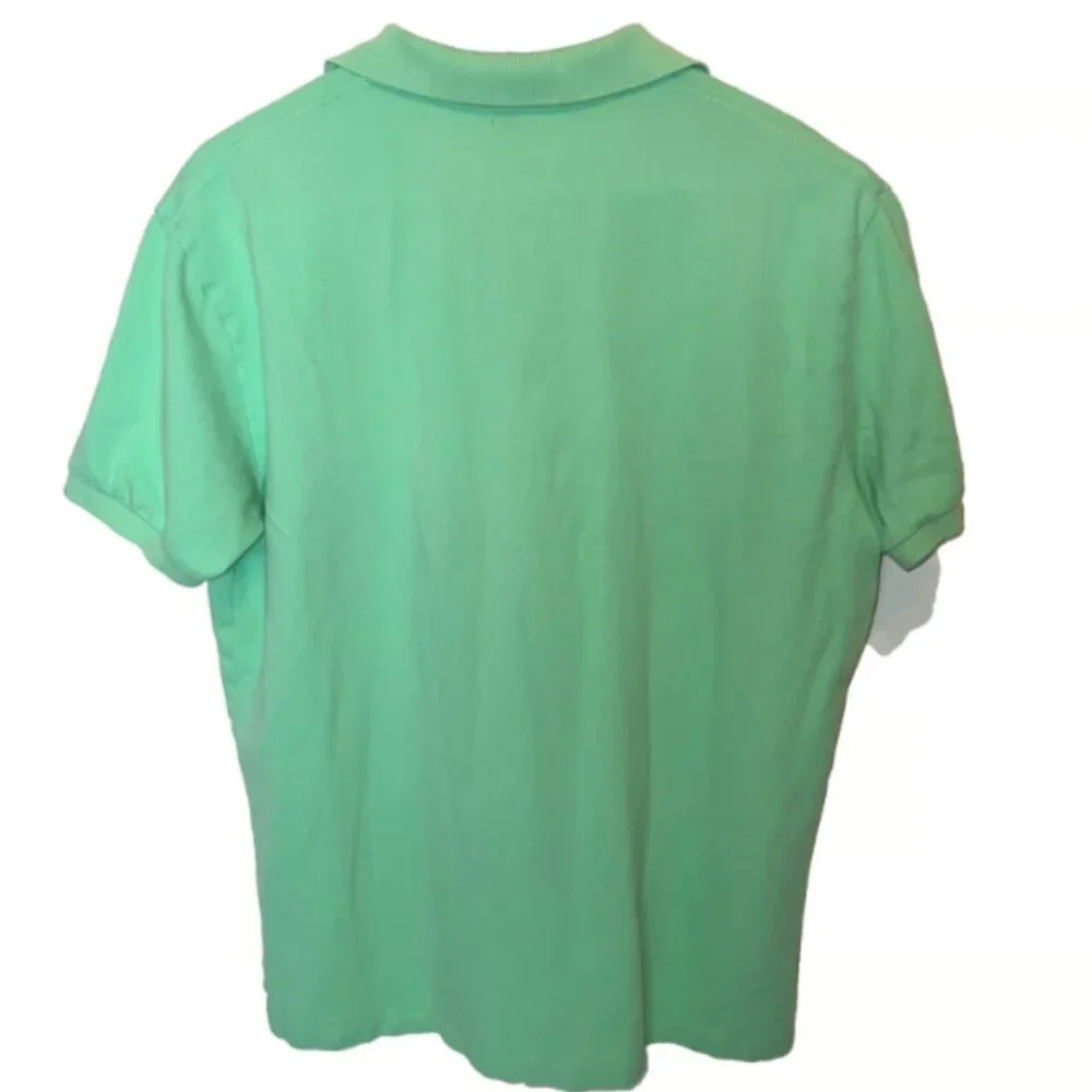 Polo Ralph Lauren Men's XL Polo Shirt Short Sleeve Mint Green w/ Pink Polo Pony